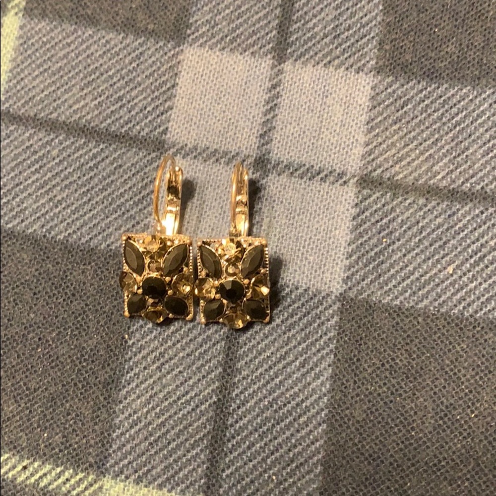 Floral Box Earrings